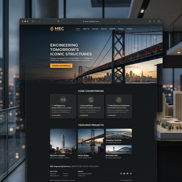 MEC Engineering Portfolio Site